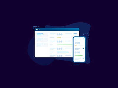 Cross-platform illustration ui web