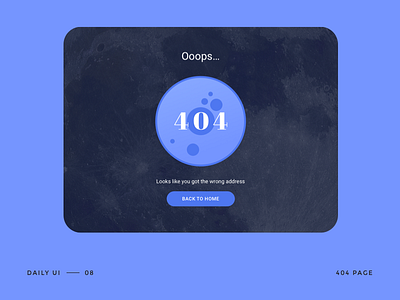 Day 08 404 page ui web