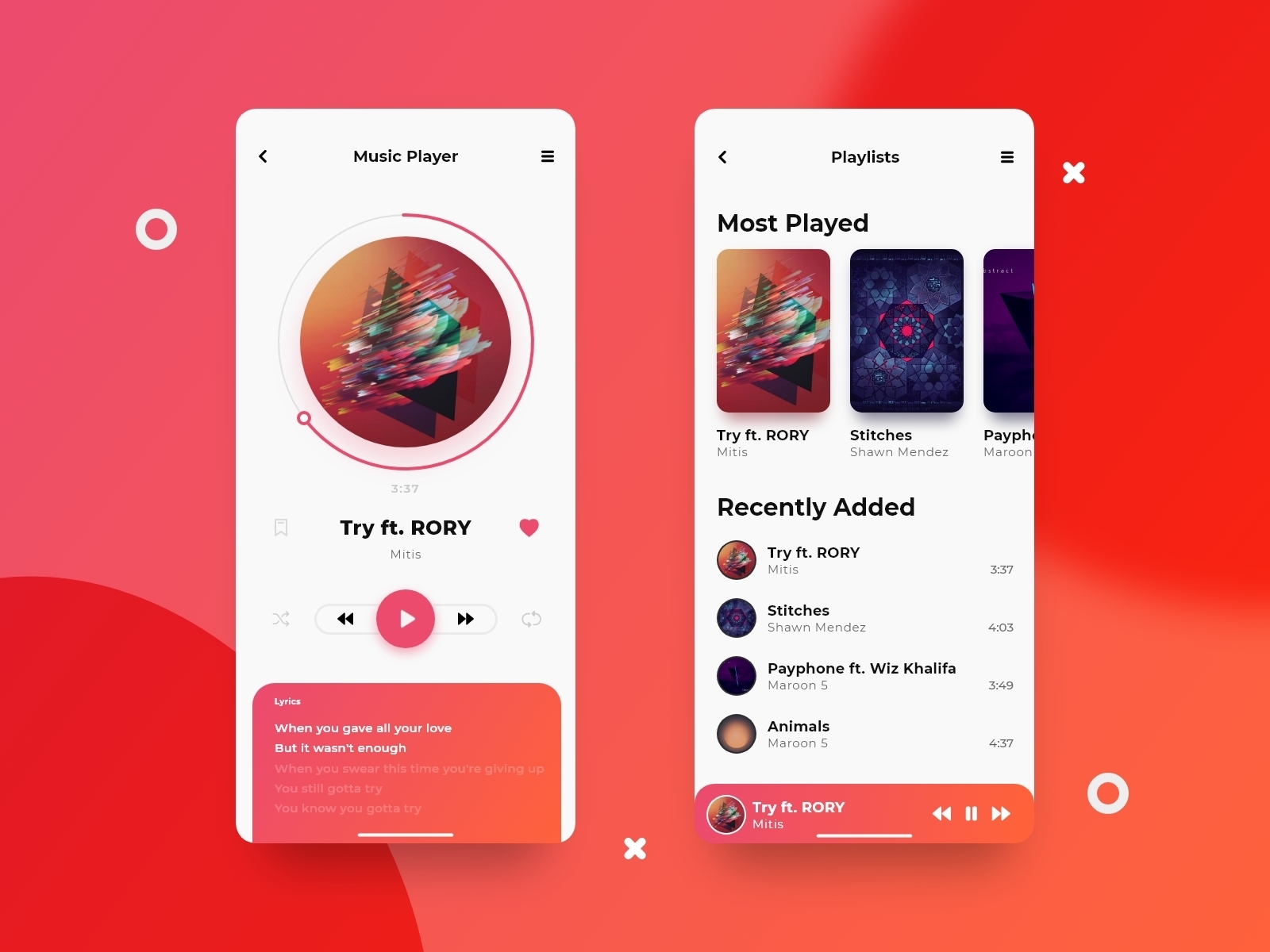 Music App Design by Manjit Baishya on Dribbble