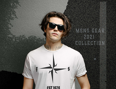 Mens Clothing advertising branding graphic design logo men mens clothing web design