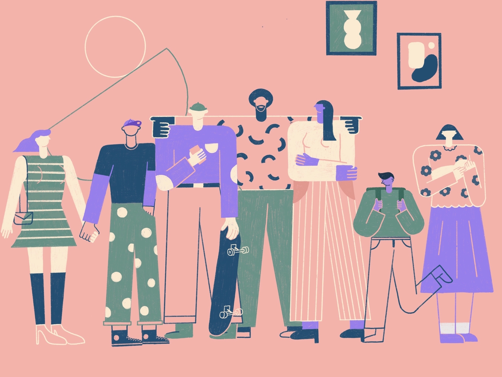 Folks by Jane Yeon on Dribbble