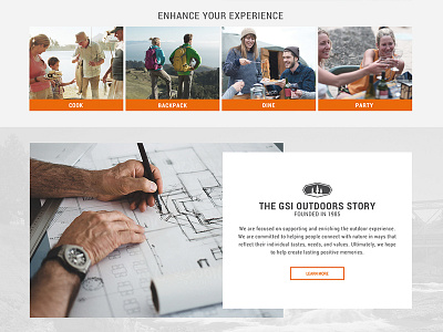 GSI Outdoors design ecommerce nature outdoors web design