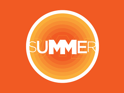 Summer Sun design t-shirt type typography