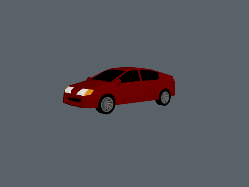 Prius 360 view 360 animation c4d cinema4d gif prius rotation