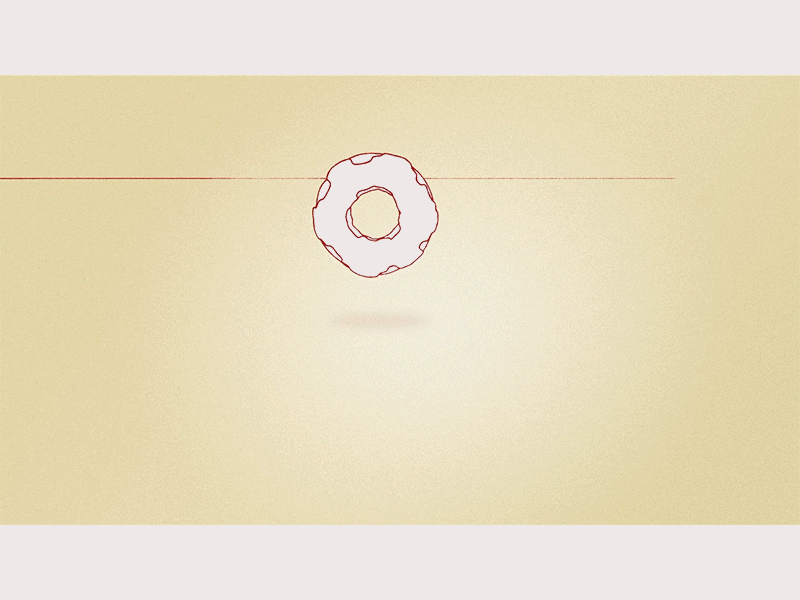 Happy National Doughnut Day! animation c4d cinema4d donut gif line motion design illustration sketch and toon