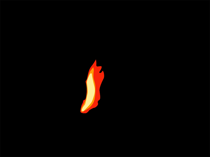 Fire adobe animate animation cell animation design fire flame frame motion