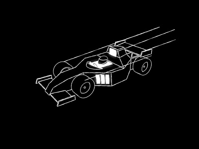 Formula1 car w/ lines 3d animation cinema4d formula1 illustration race car