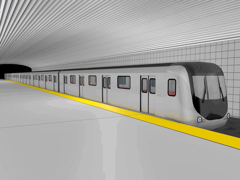 Subway Doors 3d animation c4d cinema4d digital art illustration motion subway train