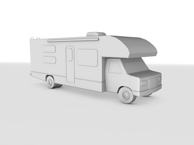 RV Clay Render 3d animation art c4d cinema 4d cinema4d digital illustration rv