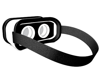 VR Headset back 3d c4d cinema4d illustration virtual reality vr vr goggles