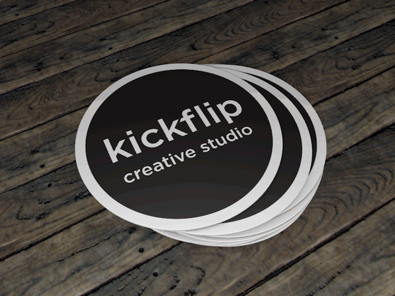 Kickflip Coasters 3d animation c4d cinema 4d cinema4d coaster design gif motion design