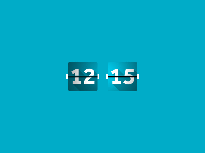 Clock tick 2.5d 2d animation animation clock countdown countdown timer email gif motion design motion graphics