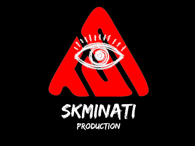 SKMINATI LK design icon illuminati illustration logo sk typography vector