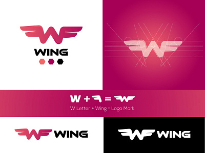 Wing Logo | W Letter Logo | Brand Logo | branding design graphic design idea illustration logo typography ui ux vector