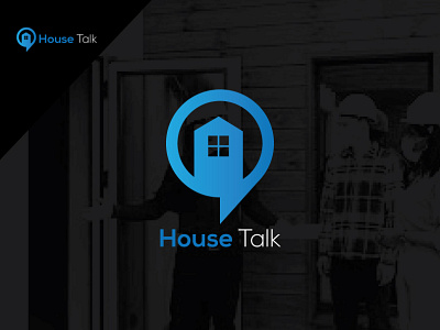 HOUSE TALK LOGO | branding design graphic design idea illustration logo typography ui ux vector