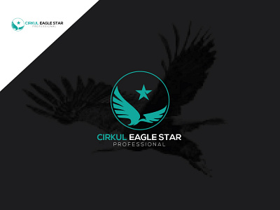 CIRKUL EAGLE STAR LOGO | branding design graphic design idea illustration logo typography ui ux vector