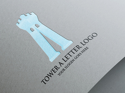 Tower A Letter Logo| Tower Logo | A Letter Logo|