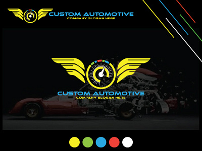 Custom Automotive Logo| Logo Design| Branding| Modern| vector