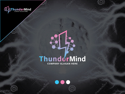 Thunder Mind Logo| Design| Branding| Logo Design|