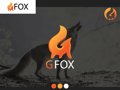 G Fox Logo| G letter Logo| Fox Logo| Branding| Design| template