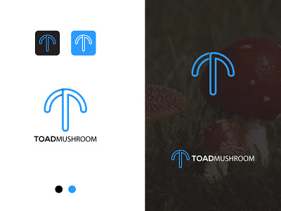 Toadmushroom Logo| Logo Design| Text Logo| Logo Folio|