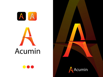 Acumin Logo| Text Logo| Modern Logo |Icon Logo| branding design graphic design idea illustration logo typography vector