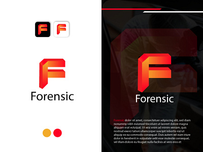 Forensic Logo| Text Logo| Modern Logo| Letter Logo| branding business logo design logo maker minimalist logo modern logo
