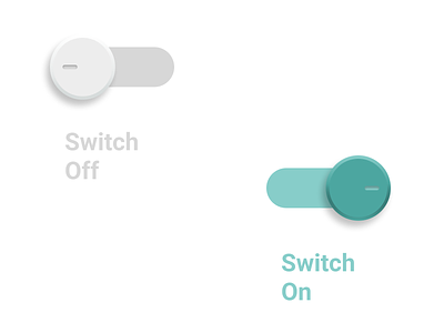 Switch off/On Button Design action button buttondesign sketch switch offon ui visualdesign