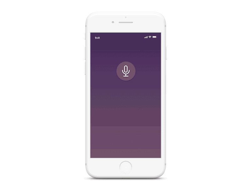 Music AI App Concept motiondesign music app night mode design smootanimation voice user interface