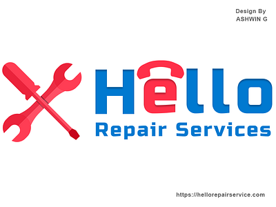 Logo designed forHello Repaire Service logo design logoinspirations logotype