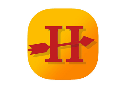 App Icon Design for e-learning project h arrow design icon design