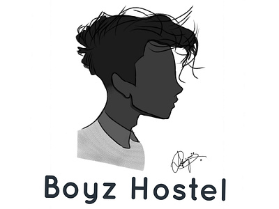 Logo design Concept for Boyz Hostel branding design character design logo design