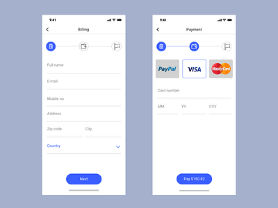 Payment Method payment method ui ux userexperiencedesign visual design