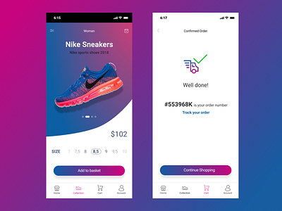 Shoes Shopping Store dailyui challenge ecommerce footwear design interaction design screen design userexperiencedesign userinterfacedesign