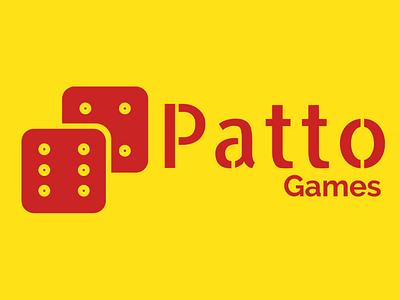 Logo Concept for Patto games logodesign typeface