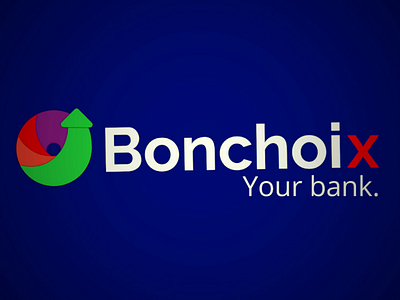 Logo designed for Bonchoix bank logodesign cleandesign