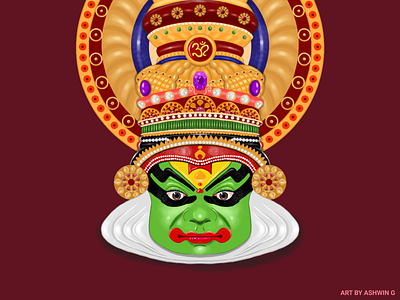 The Kathakali Art characterdesign characterdesignchallenge digital art indianculture jewellerydesigns kathakali sketchbookpro visual art visualdesign