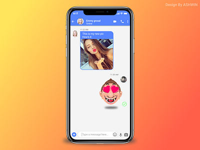 Chatting Interface Design appui character designs emojidesign emojiexperts icondesigner imessage imessage stickers interaction design iphonex message app userexperiencedesign userinterfacedesign visual design