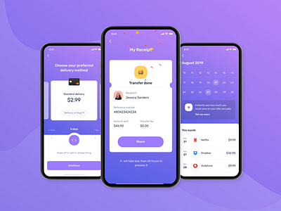 Financial app Design