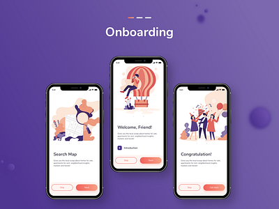 Onboarding UI for App