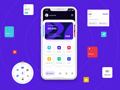 Wallet App UI Design