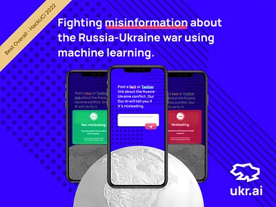 ukr.ai - Brand and Interface Design branding figma logo ui ukraine ux web