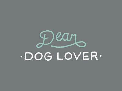 Branding for Dear Dog Lover branding good knife studio logo packaging pastel colors