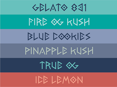 Type Design colors font packaging type typography