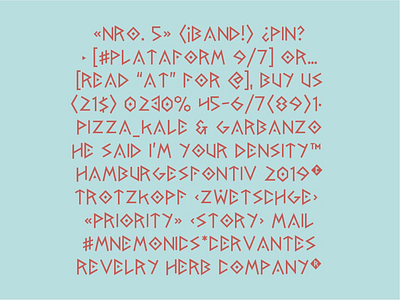 Reverly Display colors design font good knife studio type typography