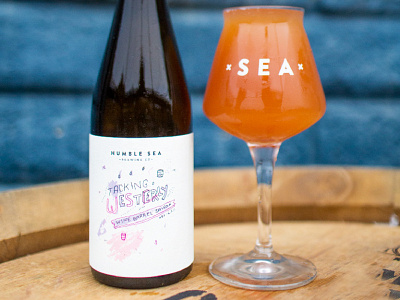 Label design for Humble Sea Brewing Co.