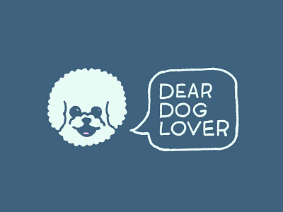 Branding for Dear Dog Lover branding dog dog illustration good knife studio illustration ilustration mailbox packaging puddle puppy puppy dog puppy logo typography vector