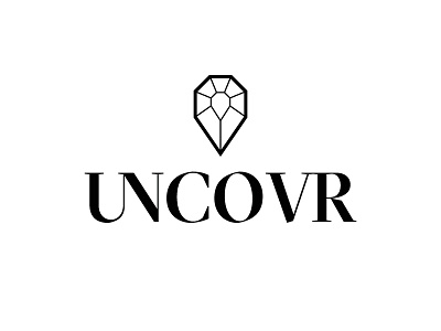 Uncovr logo brand branding design identity logo uncovr