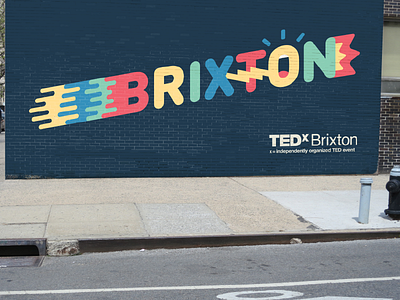 TEDx Brixton Mural branding brixton ilustration london mural street tedx