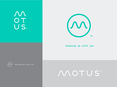 Motus Logo Applications applications branding logo mark motus wormark